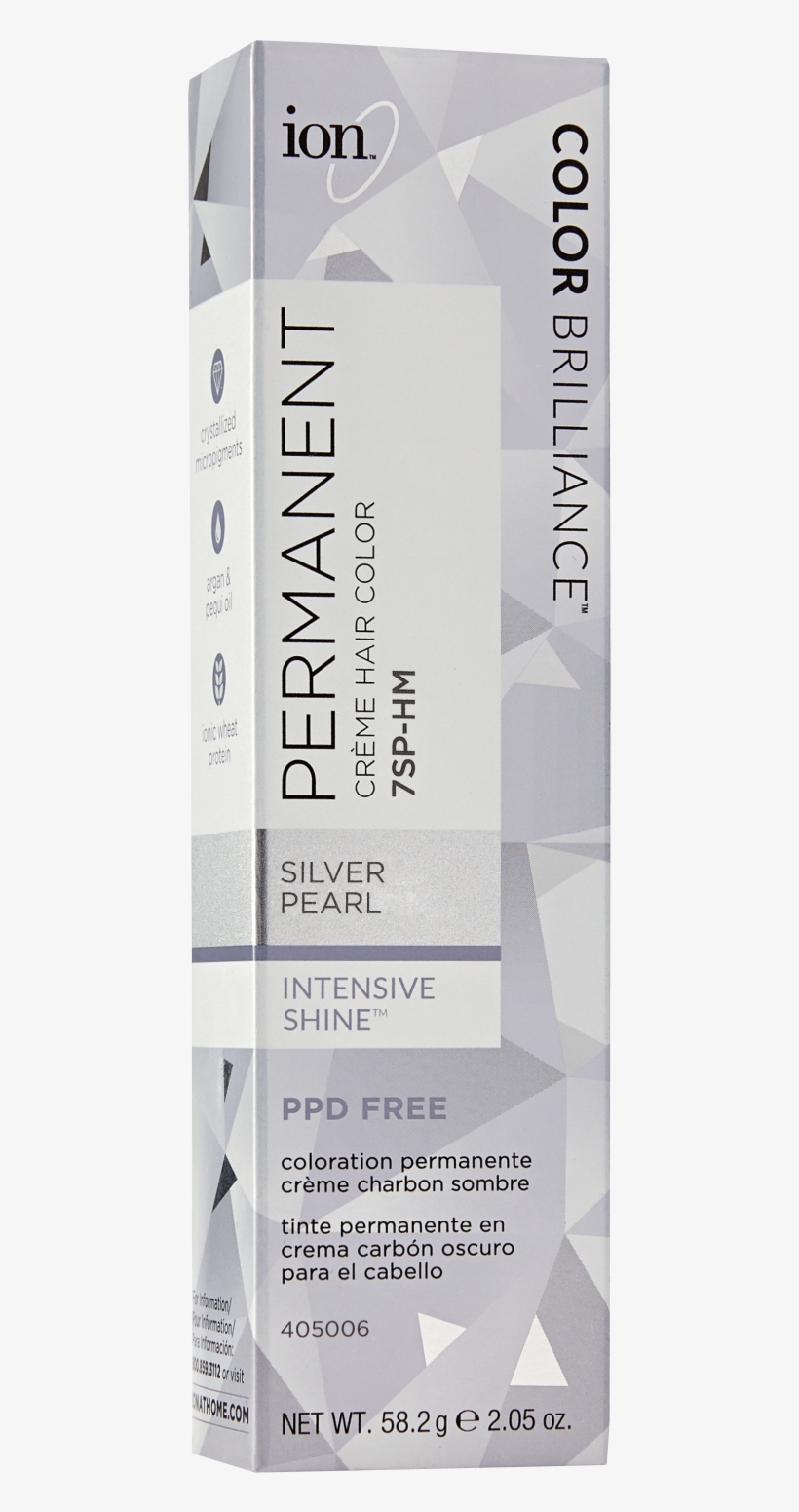 Shop For 7sp-hm Silver Pearl Permanent Creme Hair Color - Dusty Violet Ion Color Brilliance, transparent png #4869802