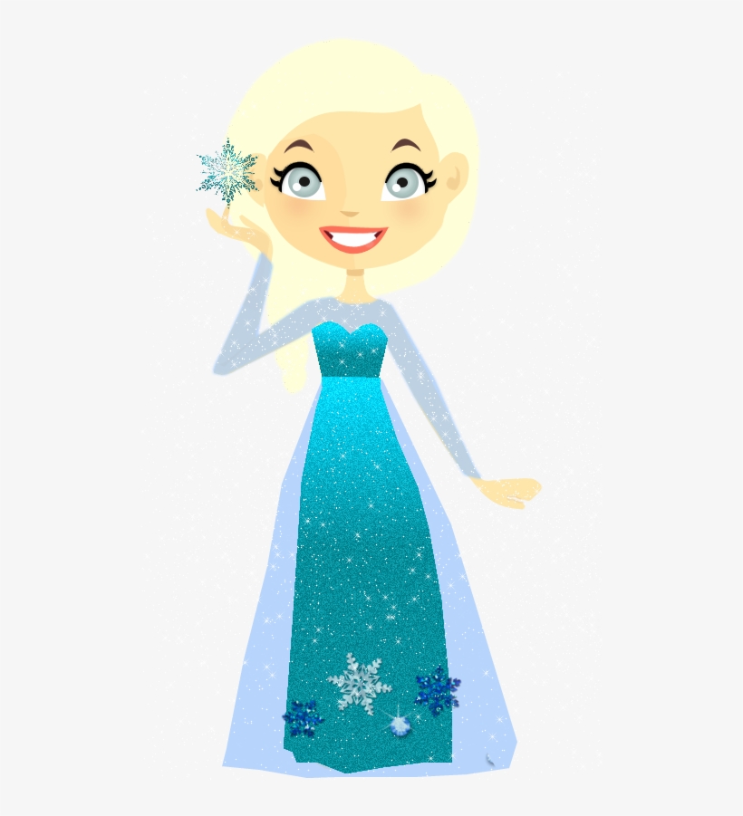 Download Frozen Clipart Elsa Disney Princess Anna - Vestido De Elsa Para Dolls Png, transparent png #4869867