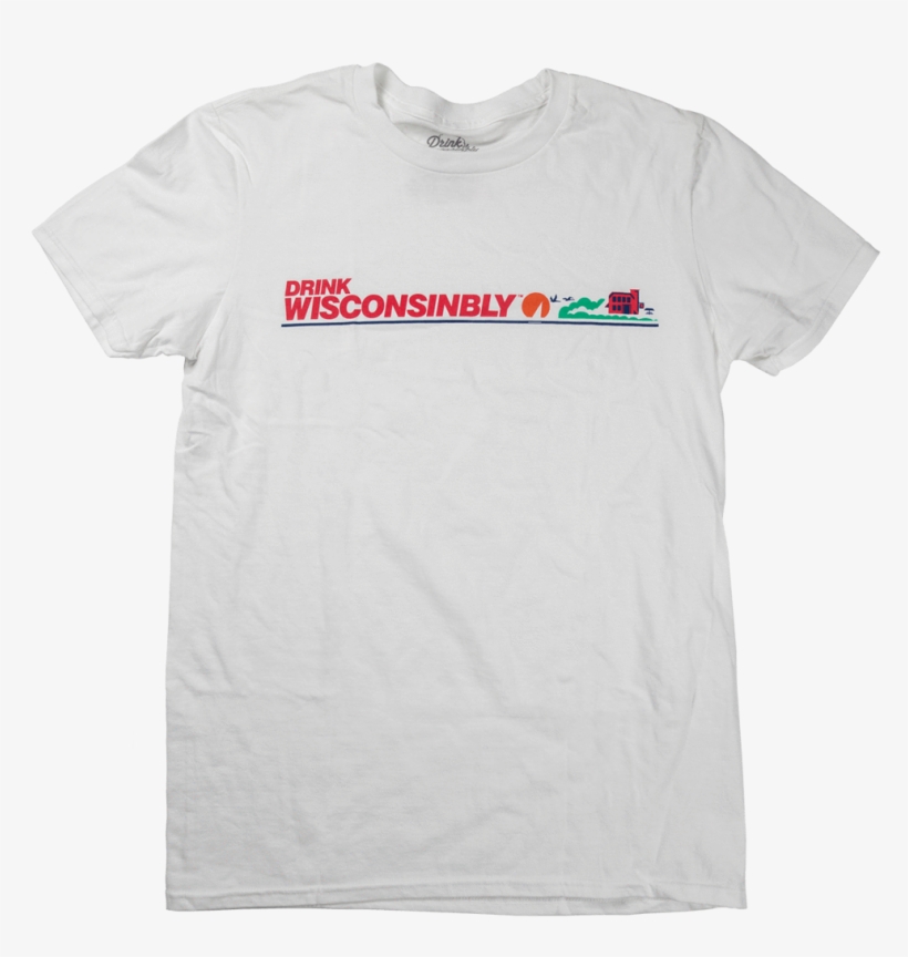 Drink Wisconsinbly License Plate T-shirt - T Shirt Femme Pop, transparent png #4870538