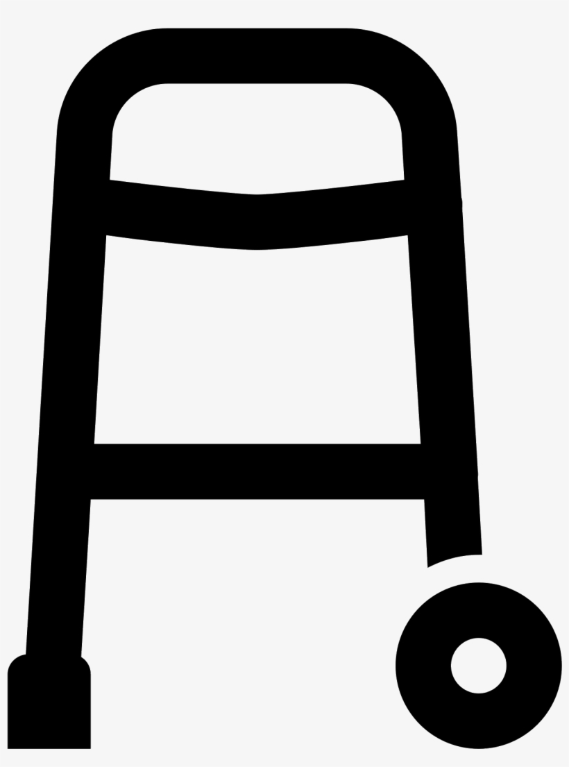 This Icon Represents A Walker - Walker Icon, transparent png #4870660