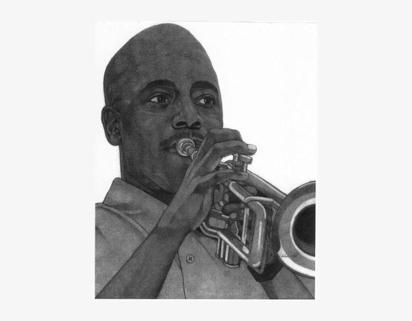 Pencil Perfect Portrait - Trumpet, transparent png #4871024