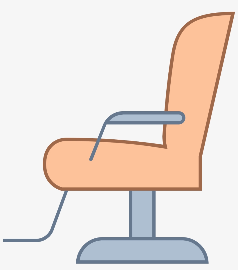 Barber Chair Icon - Office Chair, transparent png #4871086