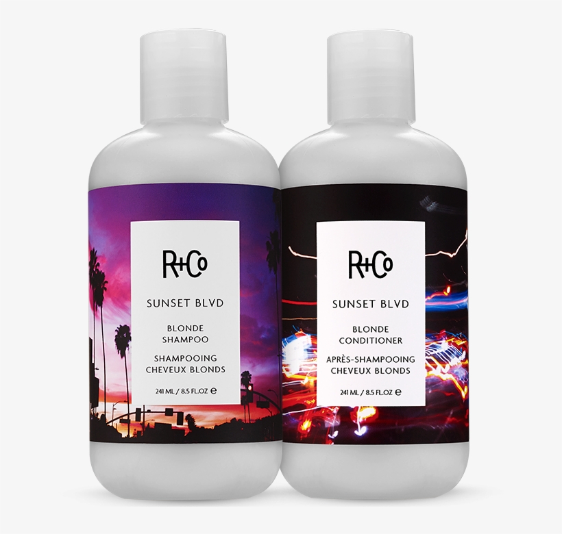 Sunset Blvd Blonde Shampoo Conditioner Set - R Co Sunset Boulevard Blonde Shampoo, transparent png #4871648