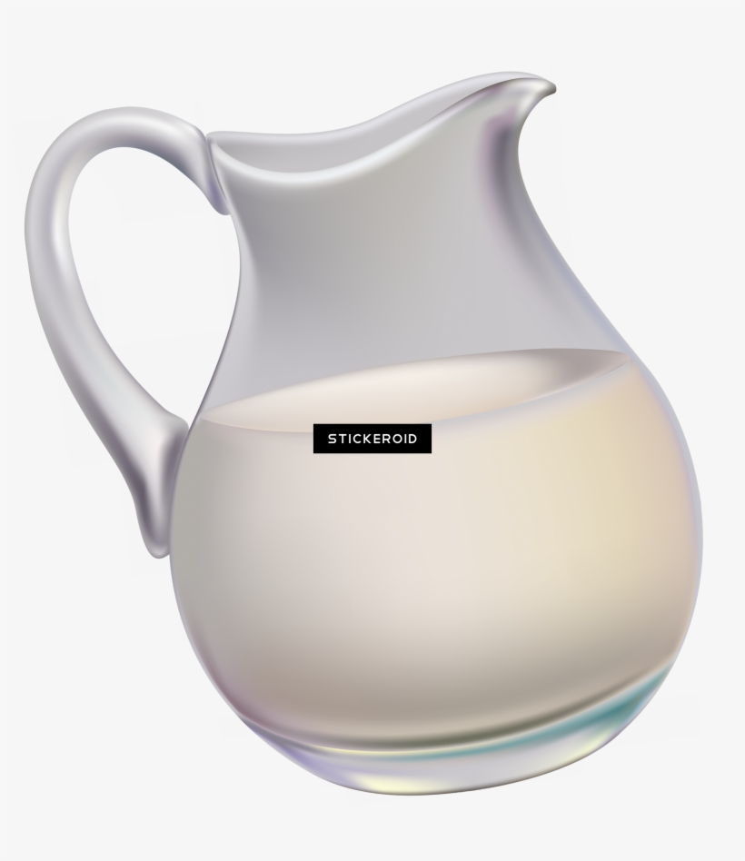 Milk Glass - Jug, transparent png #4872881