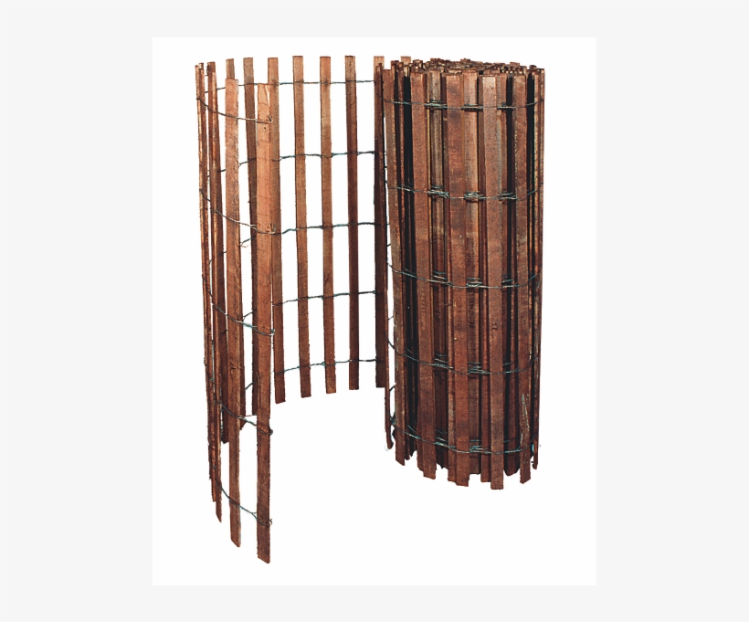 Rolled Wood Fencing, transparent png #4873348