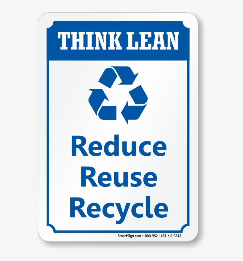 Think Lean Signs - Glass Only With Graphic Stencil 24 X, transparent png #4874156