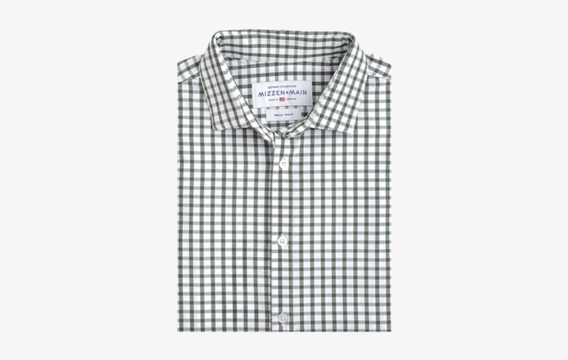 "turner" Green Check - Purple Gingham Shirt, transparent png #4874210