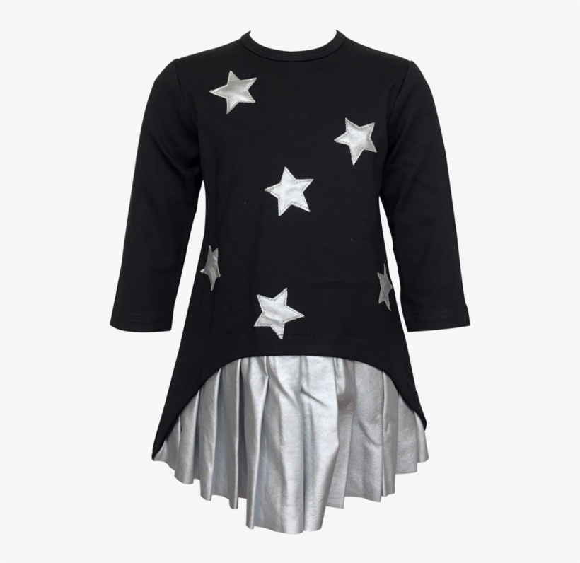 Tiffany Black/silver Star Dress - 中国 国家 击剑 队, transparent png #4874823