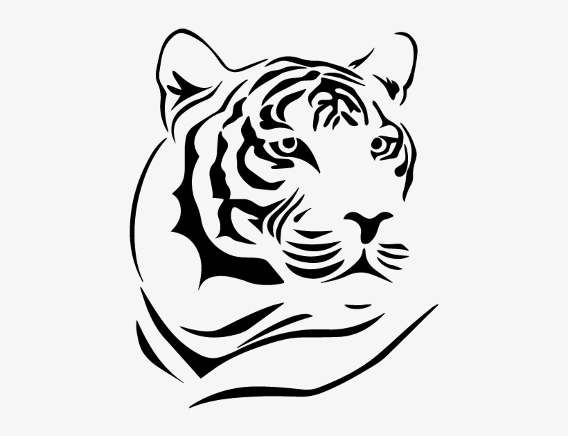 Korean Tiger Tattoo Designs Book Sketch Coloring Page - Tiger Shutterstock Logo Idea, transparent png #4875100