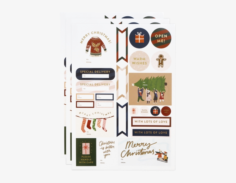 Holiday Sticker Labels Holiday Sticker Labels - Sticker, transparent png #4875446