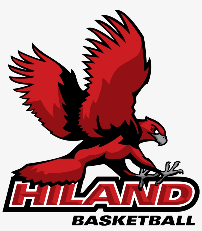 Featured - Hiland Hawks Basketball Logo, transparent png #4875885