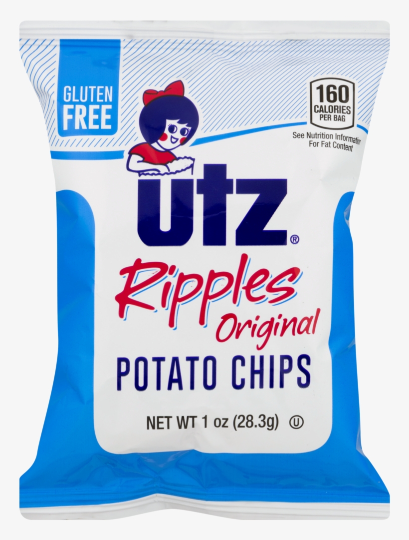 Utz Potato Chips, Ripples Original - Utz Chips, transparent png #4875951