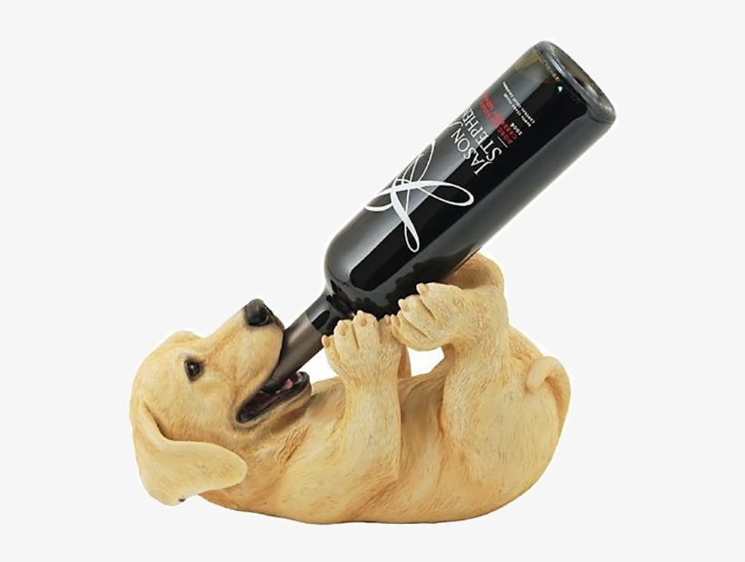 Christmas Gifts For Dogs - Wine Bottle Holder Funny, transparent png #4876422