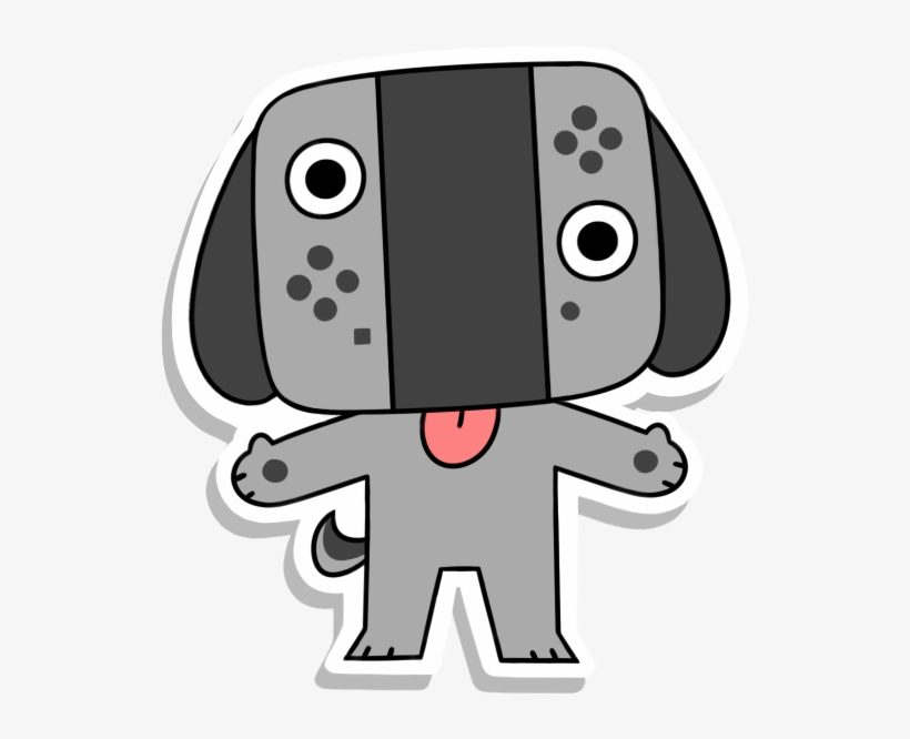 Swoof The Switch Dog Sticker - Switch Controller Dog Png, transparent png #4876656