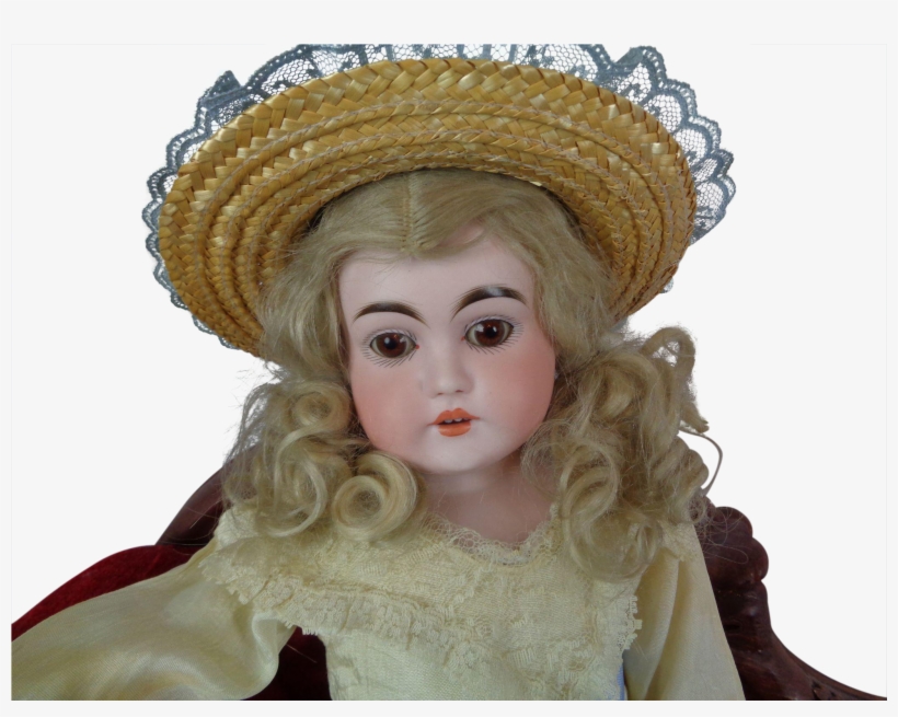 Antique Kestner Bisque Head Doll Letter Series Rare - Costume Hat, transparent png #4877531