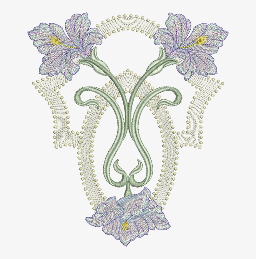Embroidery, transparent png #4877605