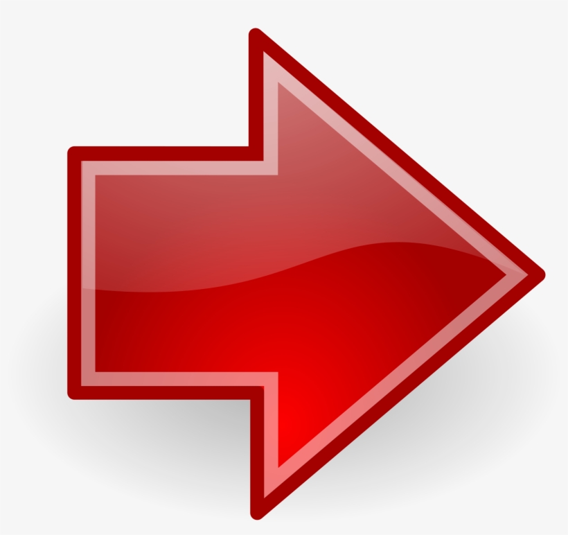 Open - Next Arrow Blue, transparent png #4878294