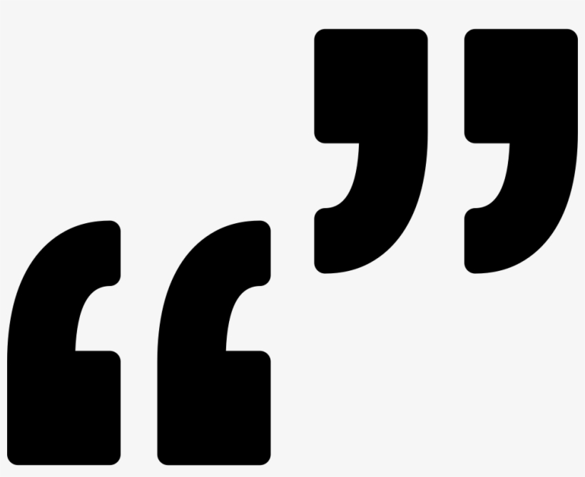 Quotation Marks Comments - Quotation Mark Icon, transparent png #4879101