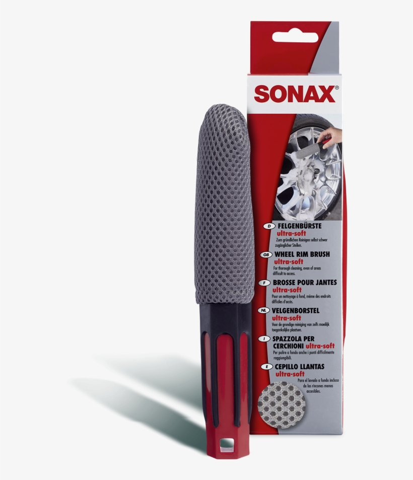 417541 - Sonax Ultra Soft Wheel Rim Brush, transparent png #4879220