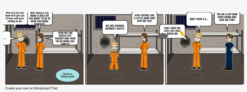 Jail Life Gone Wrong - Cartoon, transparent png #4879505