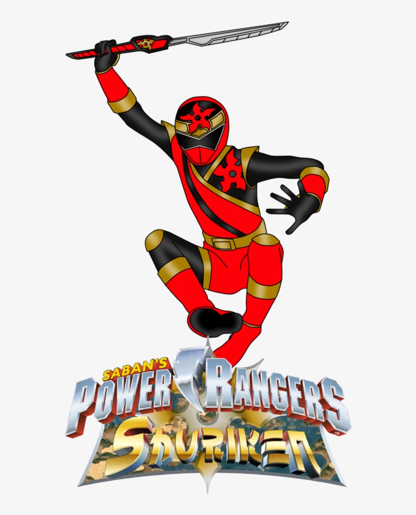 Shuriken Red By Iyuuga Shuriken, Power Rangers - Power Rangers Shuriken Deviantart, transparent png #4880111
