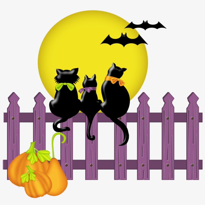 Halloween Cat Clipart At Getdrawings - Decoupage 3d Halloween, transparent png #4880114