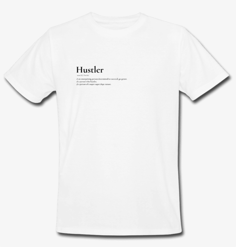 Hustler Dictionary Style Organic White T Shirt Men's - Cigarette T Shirt, transparent png #4882342
