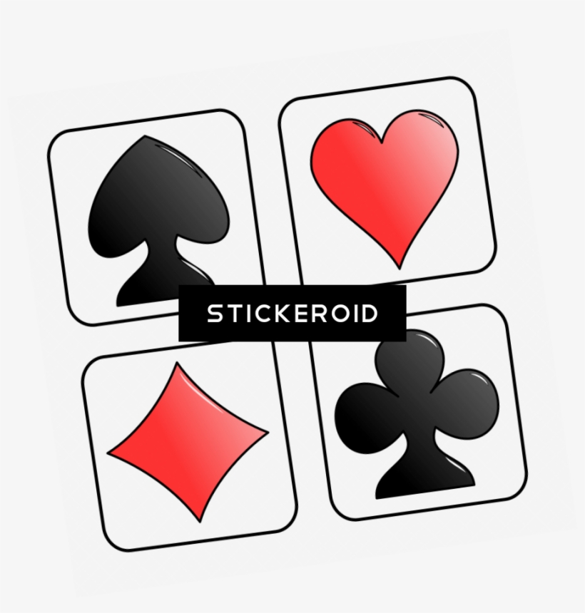 Playing Card Symbols Clip Art Cards - Deck Of Cards Clip Art, transparent png #4882559