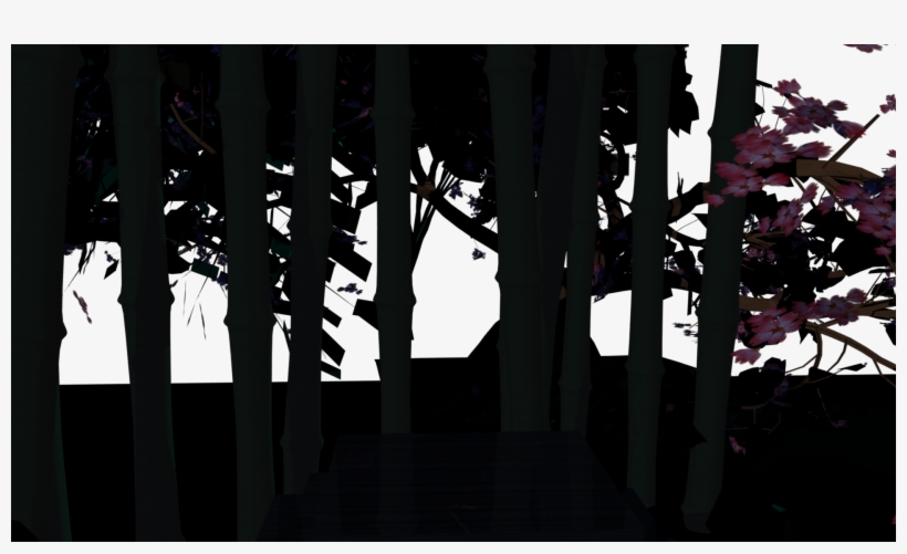 Forest Background - Silhouette, transparent png #4883420