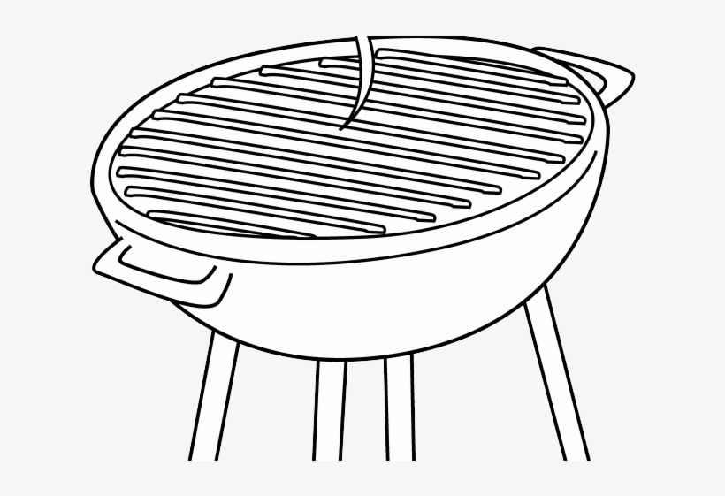 White Grill Cliparts - Barbecue Grill, transparent png #4883665