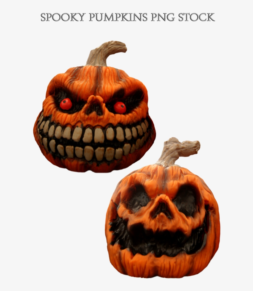 Spooky Pumpkins Png - Pumpkin, transparent png #4884963