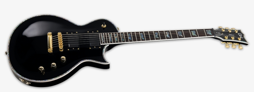 Guitars In The Ltd Ec-1000 Series Are Designed To Offer - Esp Ltd Ec 1000 Deluxe Black, transparent png #4885533