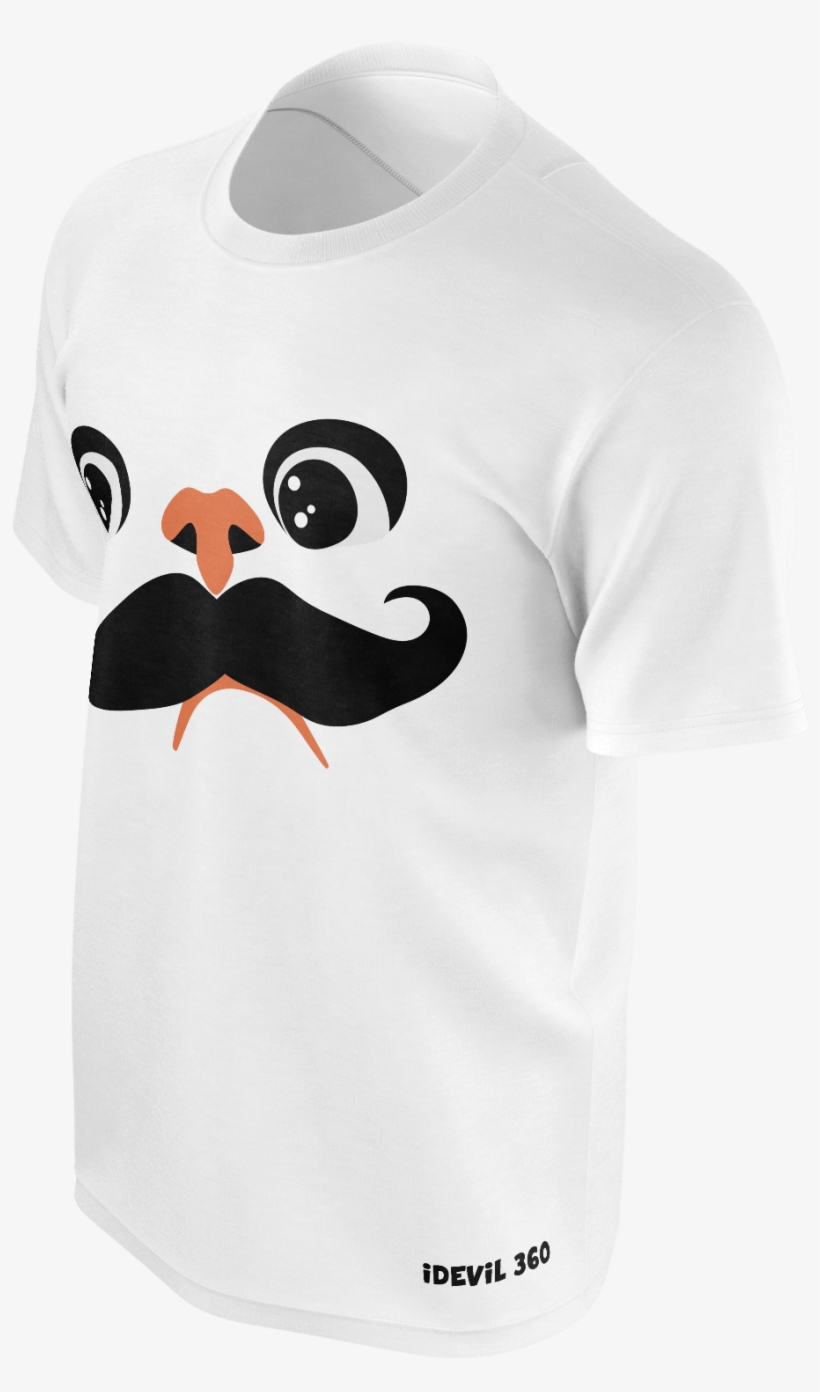 Little Girl Mustache Shirt - Idevil360, transparent png #4885877