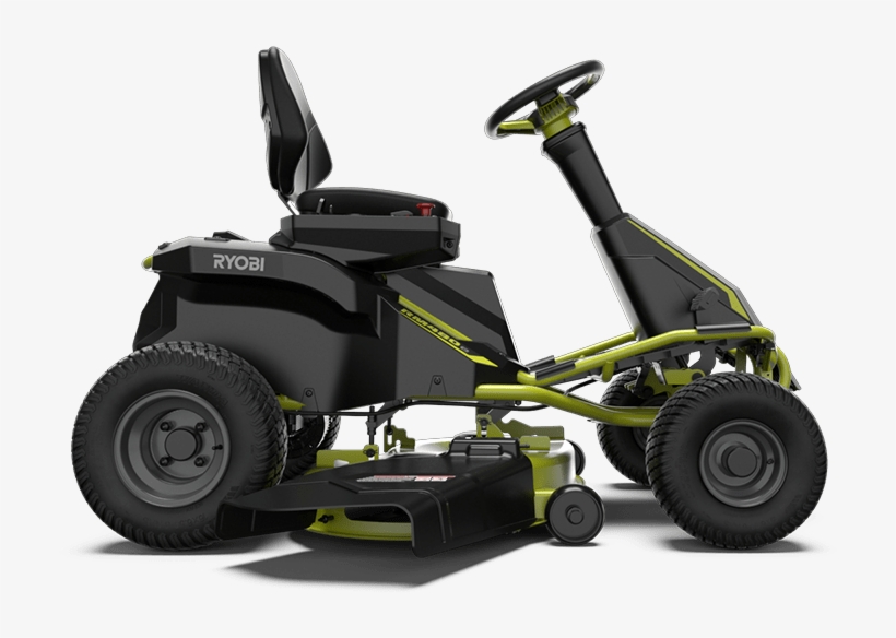 Riding Mower - Ryobi Electric Riding Lawn Mower, transparent png #4886039