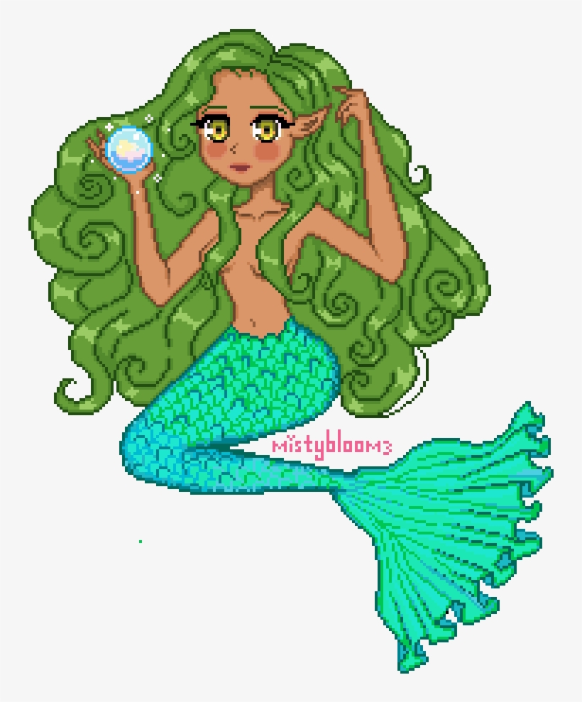 The Kelp Mermaid - Mermaid, transparent png #4886582
