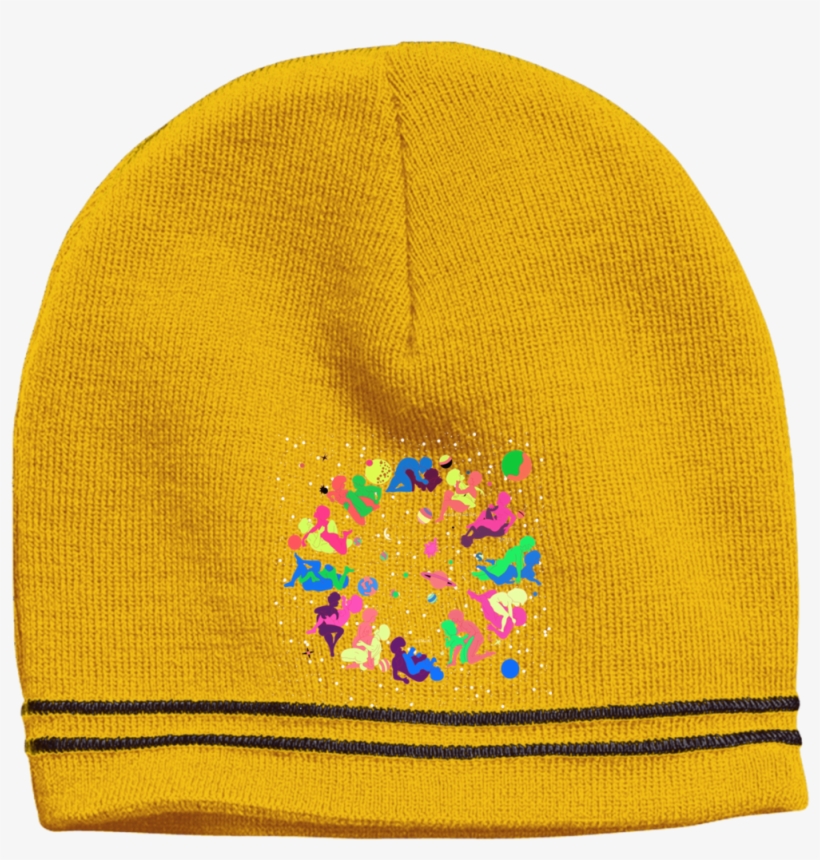 Zodiac Signs Color Block Beanie - Father And Son Fishing Partners For Life Stc20 Sport-tek, transparent png #4887120