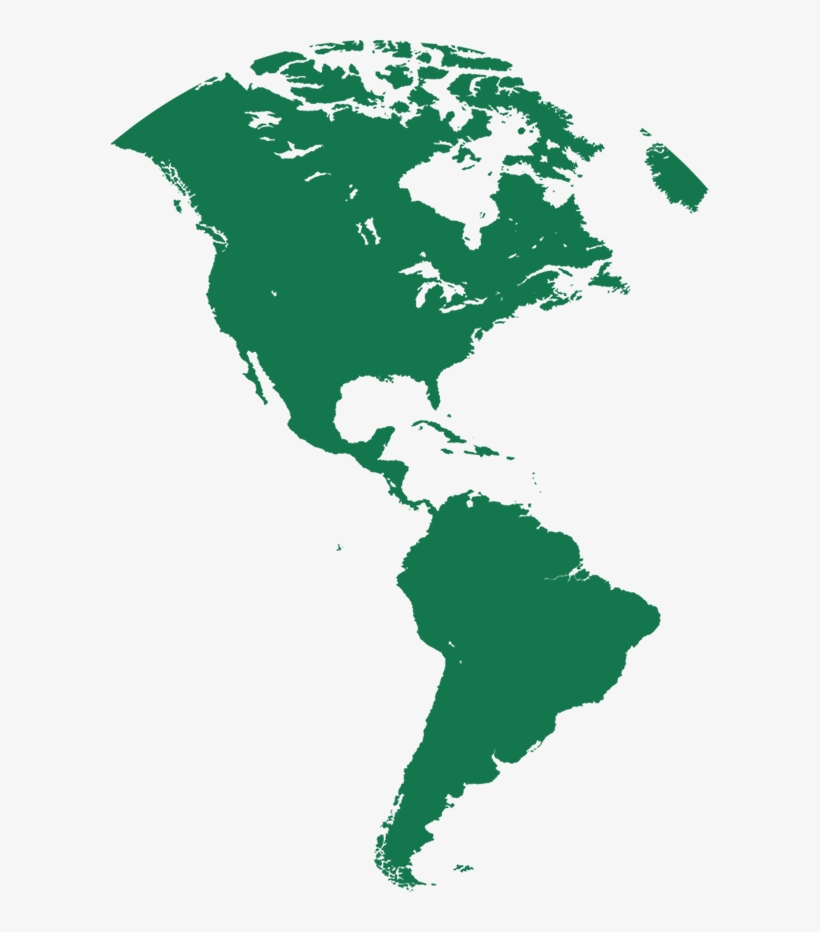 In Mexico, The Flora And Fauna Of North America Meet - North And South America Silhouette, transparent png #4887586