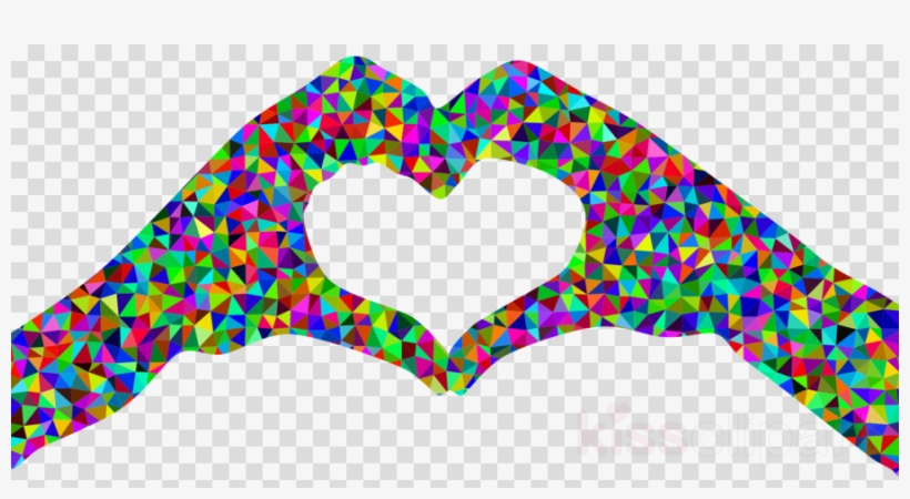 Download Hands In Heart Shape Png Clipart Hand Heart - Hand Heart Clip Art, transparent png #4887589