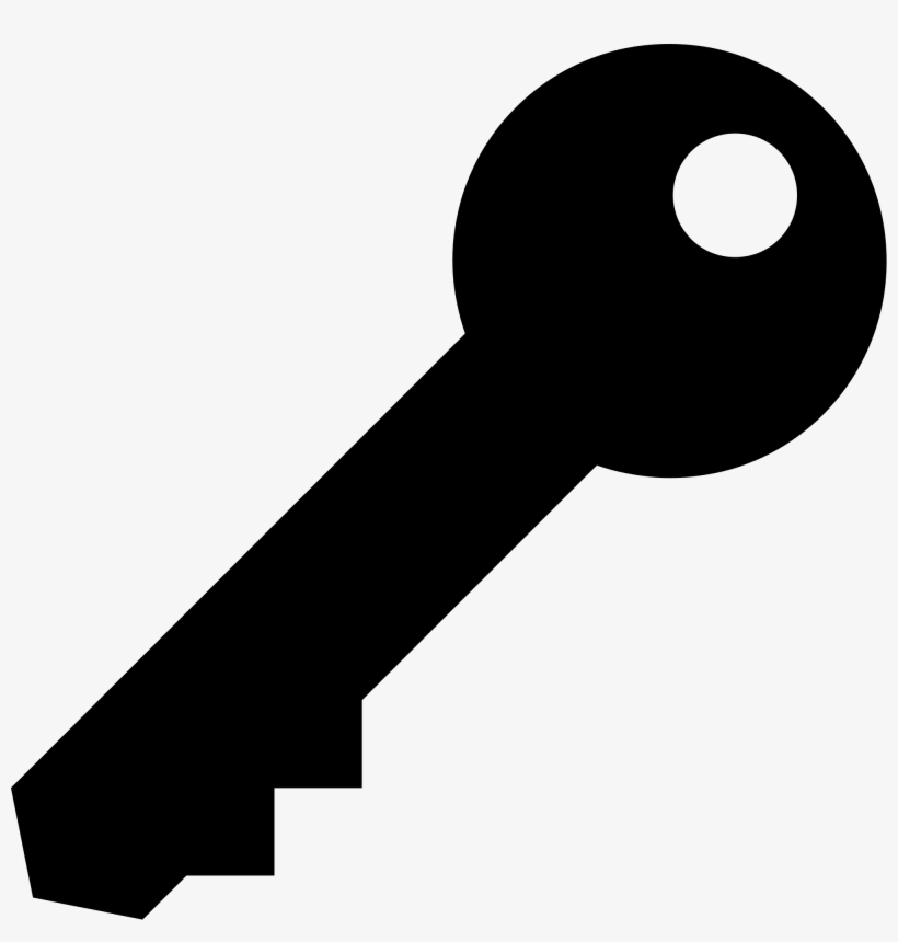 Png Key Shape - Key Icon Vector Png, transparent png #4887706