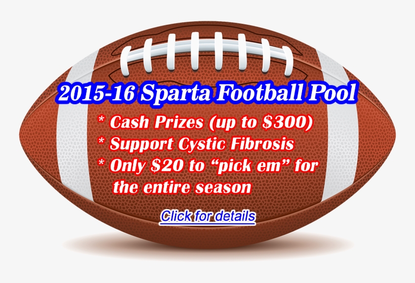 2015-16 Football Pool - Football White Background, transparent png #4888494
