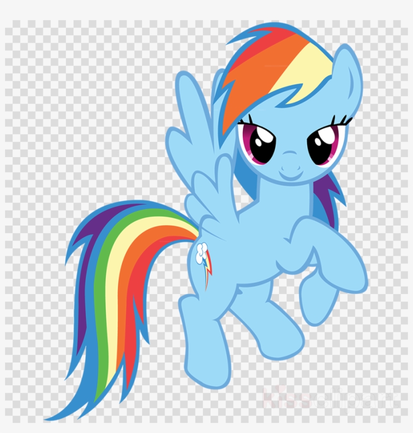 Download My Little Pony Png Clipart Rainbow Dash Pony - My Little Pony Png, transparent png #4888940