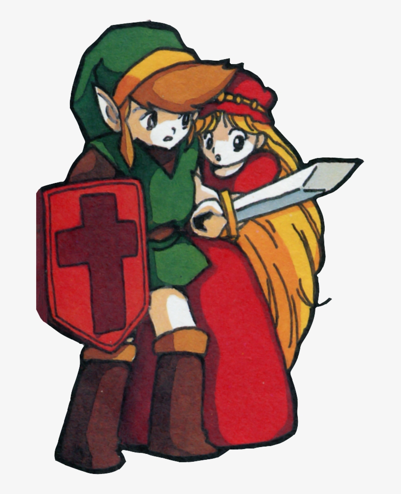 Link And Zelda - Legend Of Zelda 1986 Link, transparent png #4889581