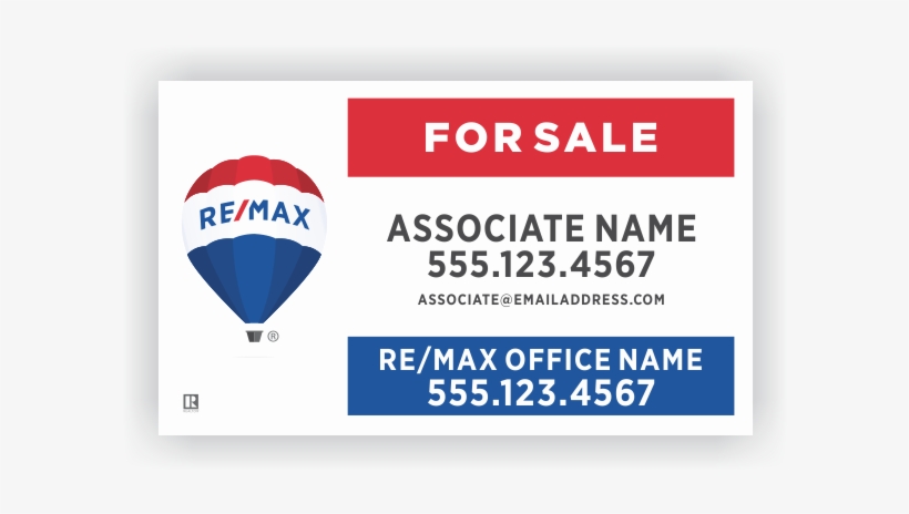 Re/max For Sale Sign - New Re Max Yard Signs, transparent png #4889588