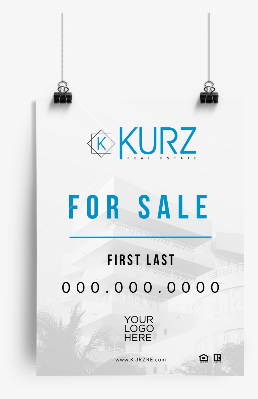 For Sale Sign - Full Kurz Logo Wall Calendar, transparent png #4889904