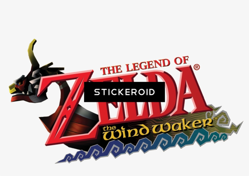 The Legend Of Zelda Logo - Legend Of Zelda Wind Waker, transparent png #4889909