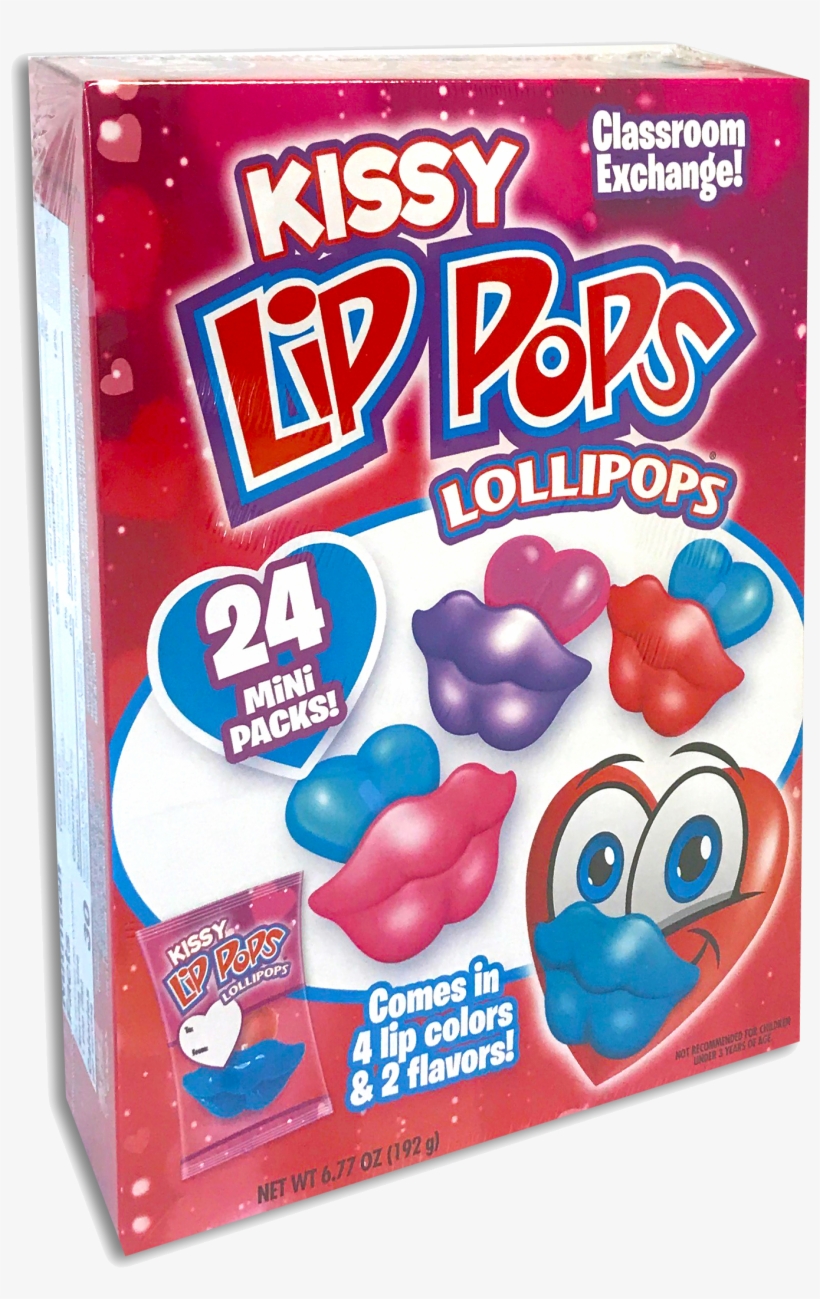 24ct Mini Kissy Lip Pops - Lips, transparent png #4891112