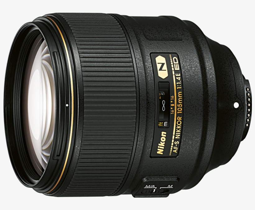 Af-s Nikkor 105mm F/1, transparent png #4891385