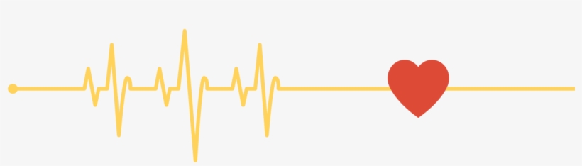 Ecg Lines From A Heart - Heart, transparent png #4891600
