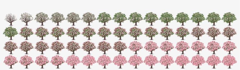 Tree Sprite Sheet Png - Free Transparent PNG Download - PNGkey