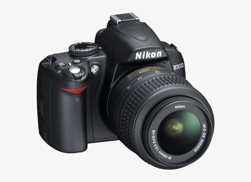 Nikon D Used - Nikon D3000 - Digital Camera - Slr, transparent png #4891800